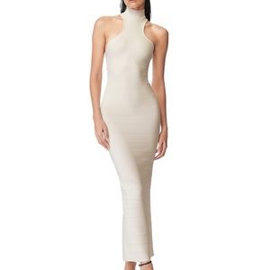 Brand new HERVE LEGER PARIS Racer Icon pencil dress.